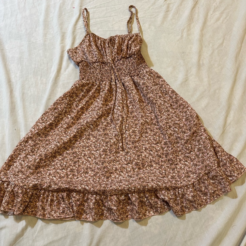 Floral Rustic Pink Sundress